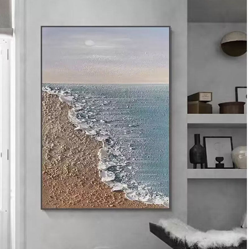 Serene Küstenlandschaft Leinwandkunstwerk
