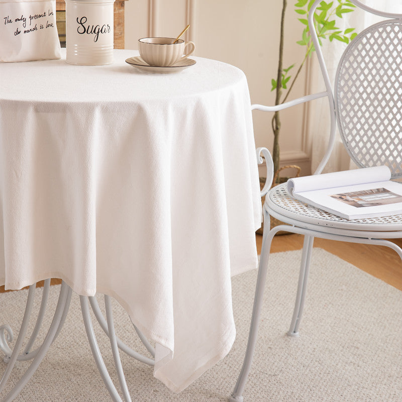 Elegante runde Tischdecke
