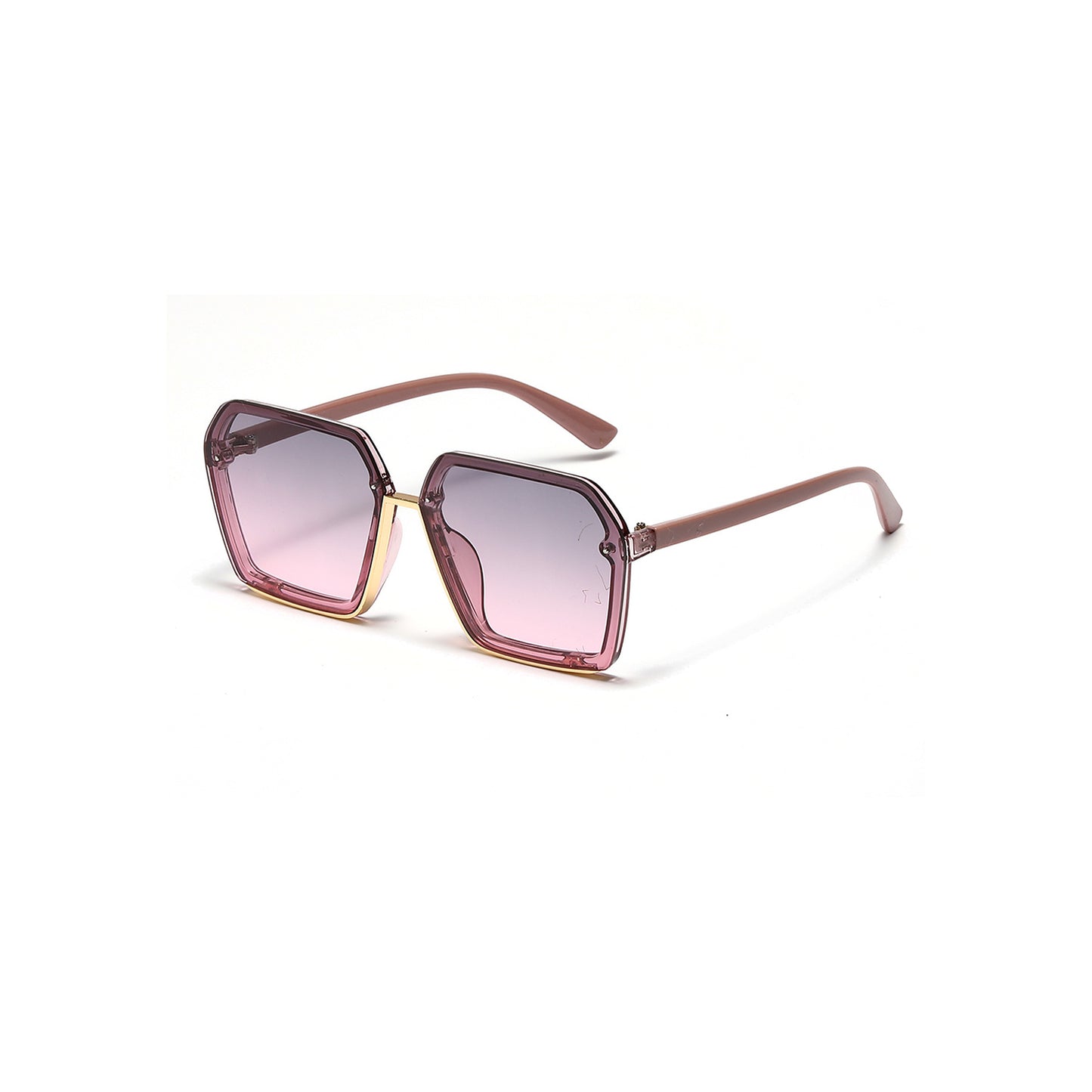 Damen kreative oversized Sonnenbrille mit einzigartiger Geometrie Brehn