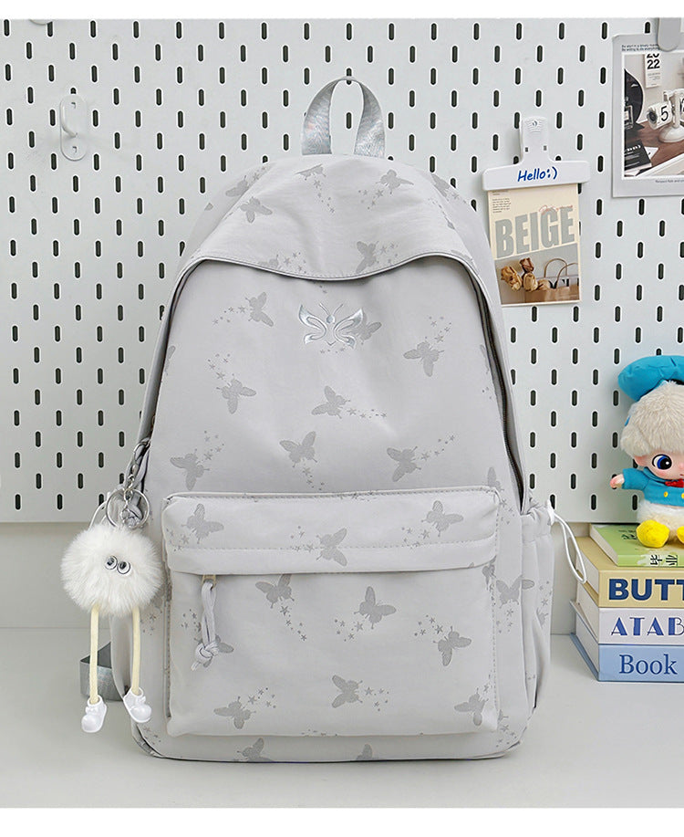Schmetterlingsmuster Casual Rucksack Brehn