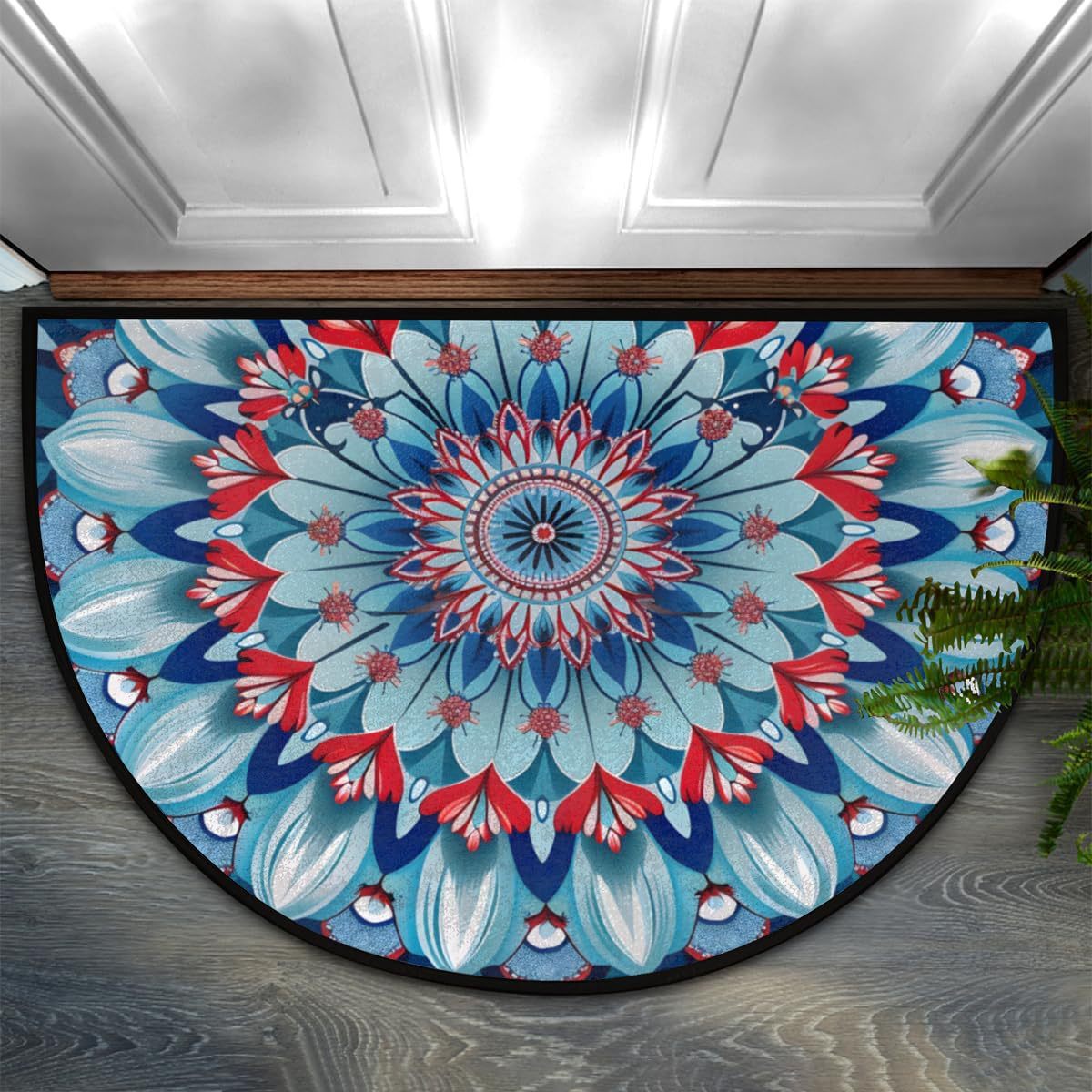 Dekorative Mandala-Muster Eingangsmatte