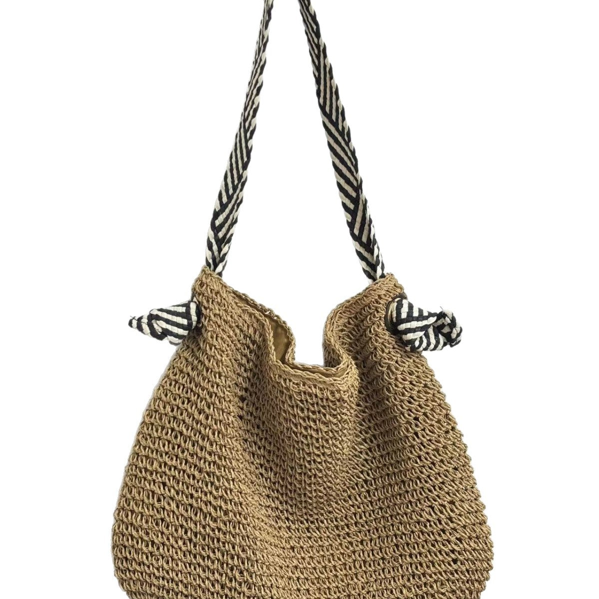 Handtasche mit Gestreiften Trägern Brehn