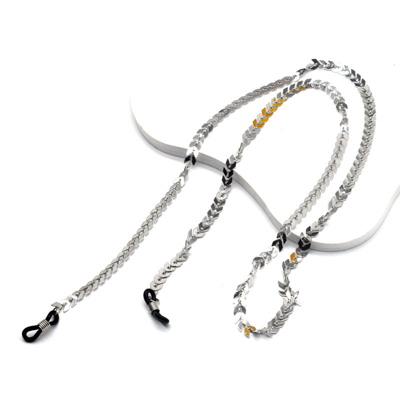 Elegante vergoldete Brille Kette Brehn