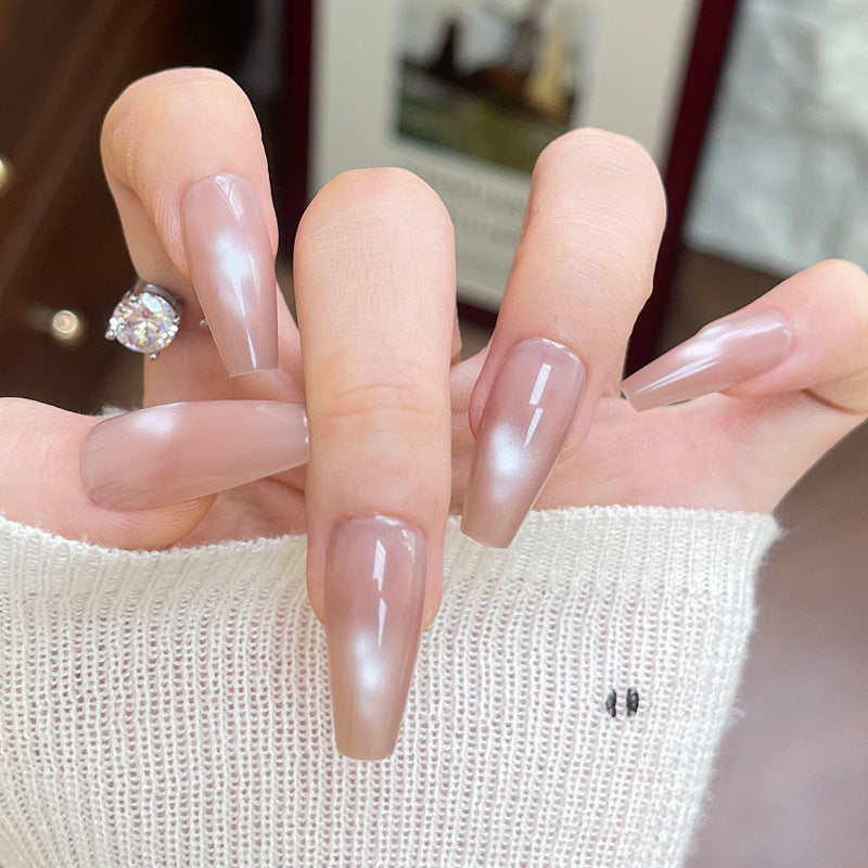Premium Lange Press-On Nagel Set Brehn