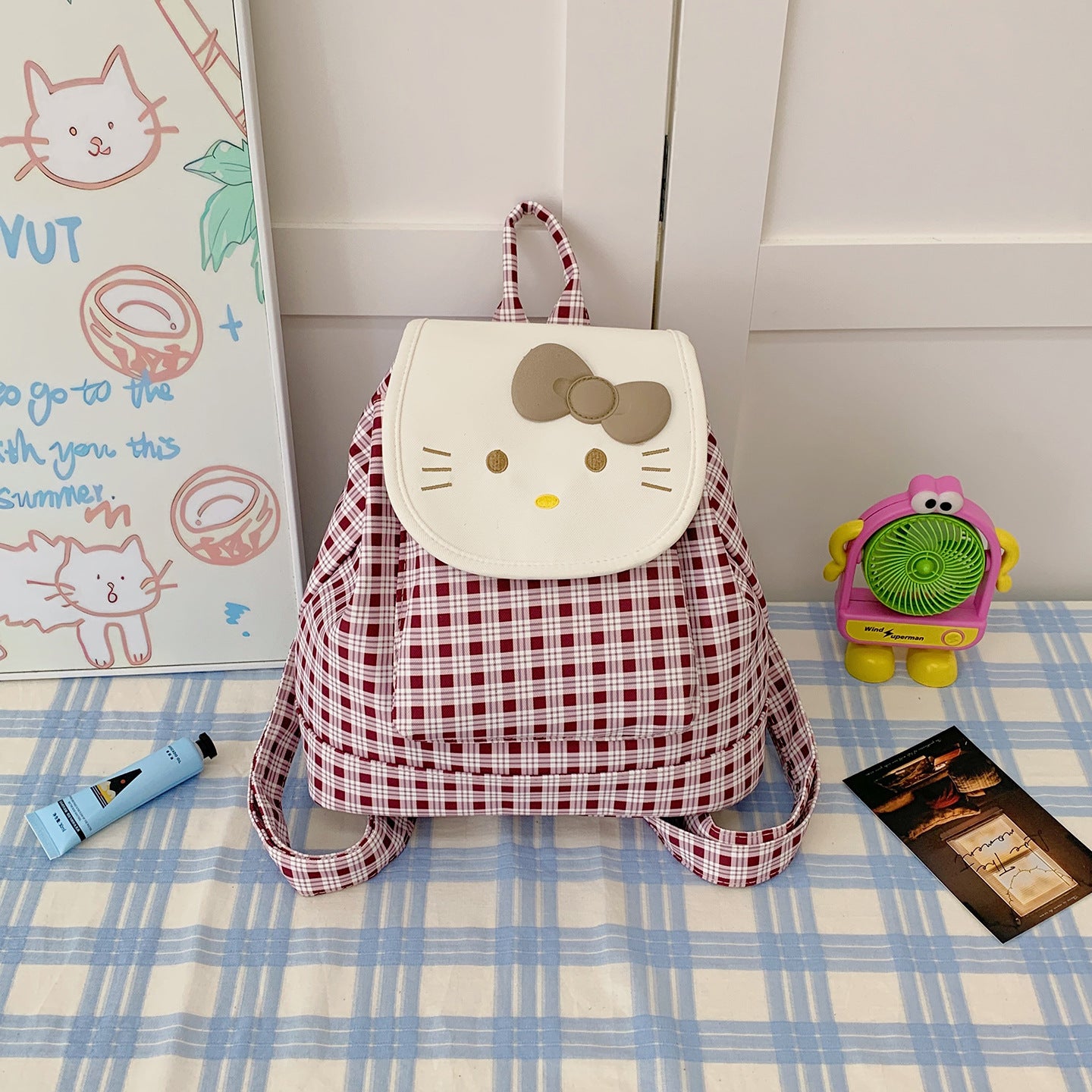Niedlicher Charakter-Themen-Schulrucksack