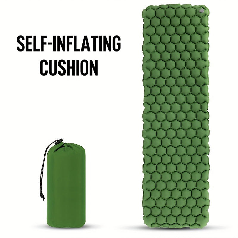 Aufblasbare Komfort-Campingmatte Mit Ergonomischen Luftkissen Brehn