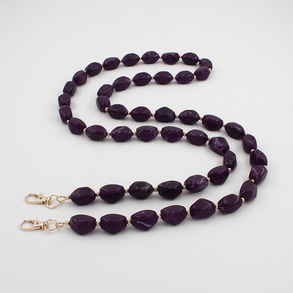 Chunky Beaded Brillen Kette Brehn