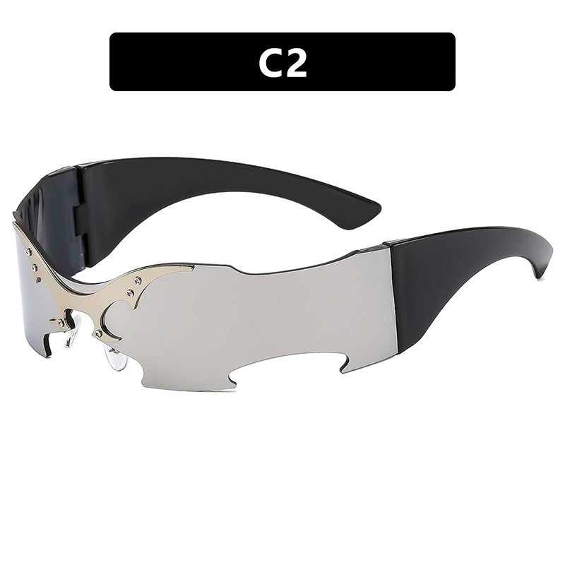 Damen futuristische Sportsonnenbrille Brehn