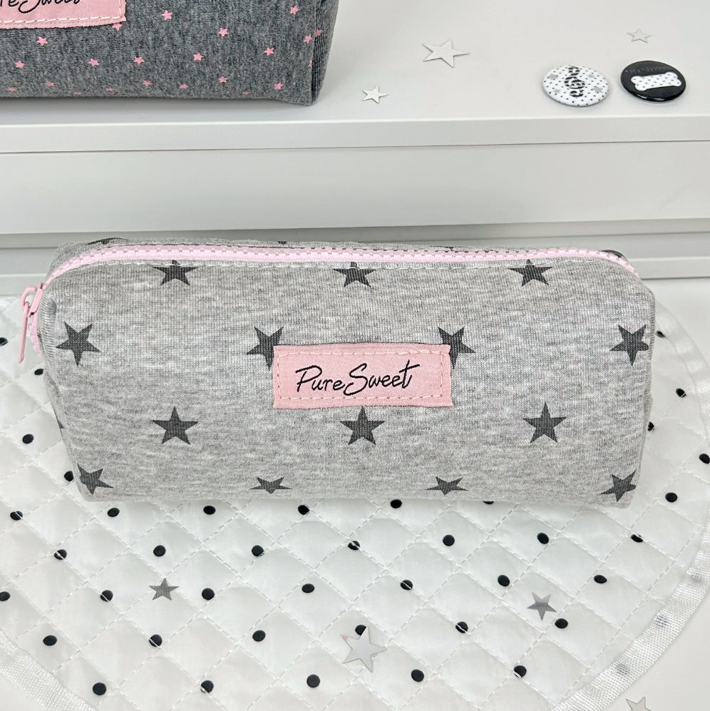 Stilvolle Sternenprint Bleistift Tasche