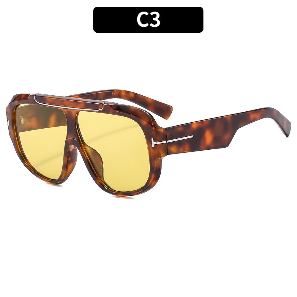 Überdimensionale quadratische Sonnenbrille