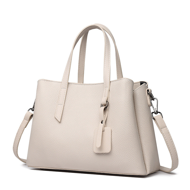 Strukturierte Leder-Tote-Bag Brehn 1785771205
