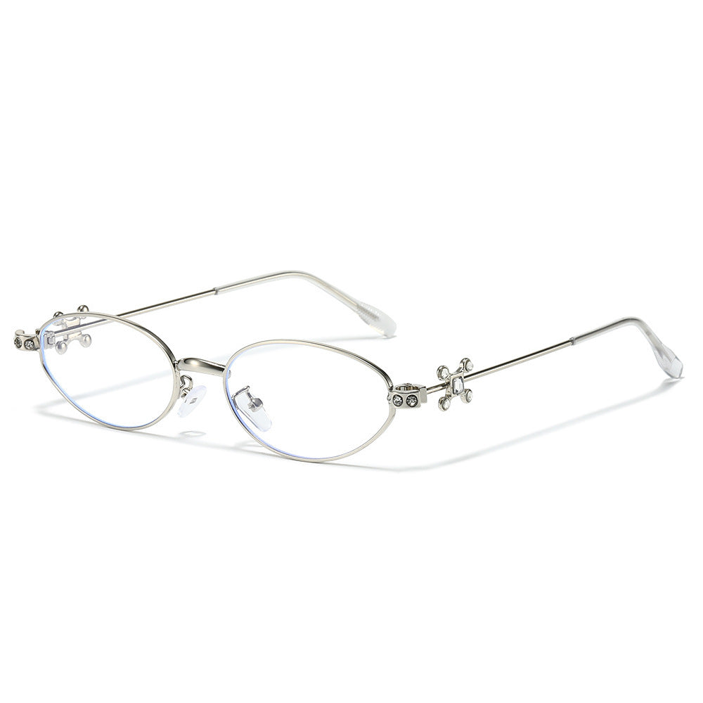 Elegante mit Strass verzierten Cateye-Sonnenbrille Brehn