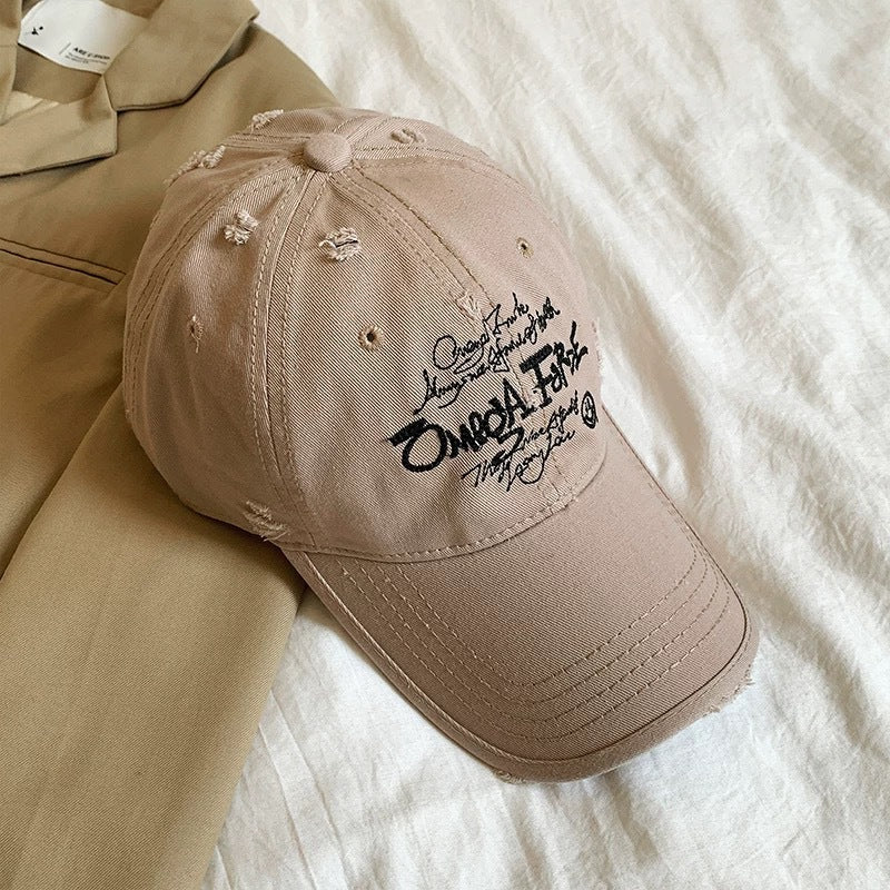Vintage Verwaschenes Baumwoll-Baseballcap