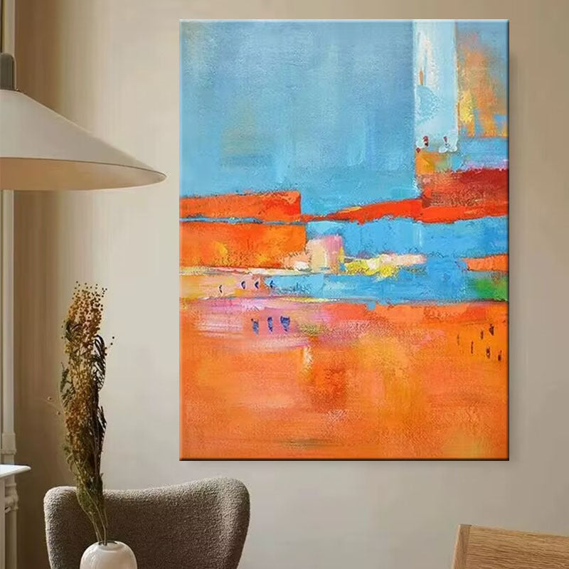 Abstrakte expressionistische Acryl-Leinwandkunst
