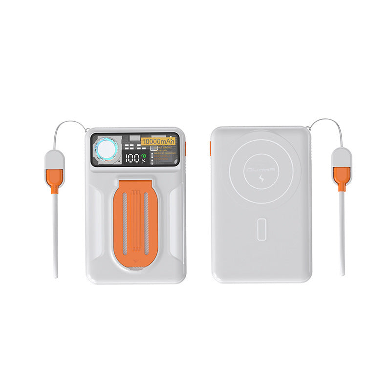 Tragbare Powerbank mit Integrierter Wireless-Ladestation und Präziser Lcd-Anzeige Brehn