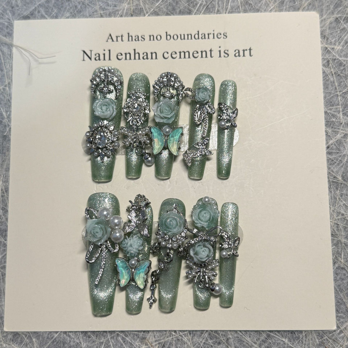 Premium 3D Dekorative Nagelkunst Tipps