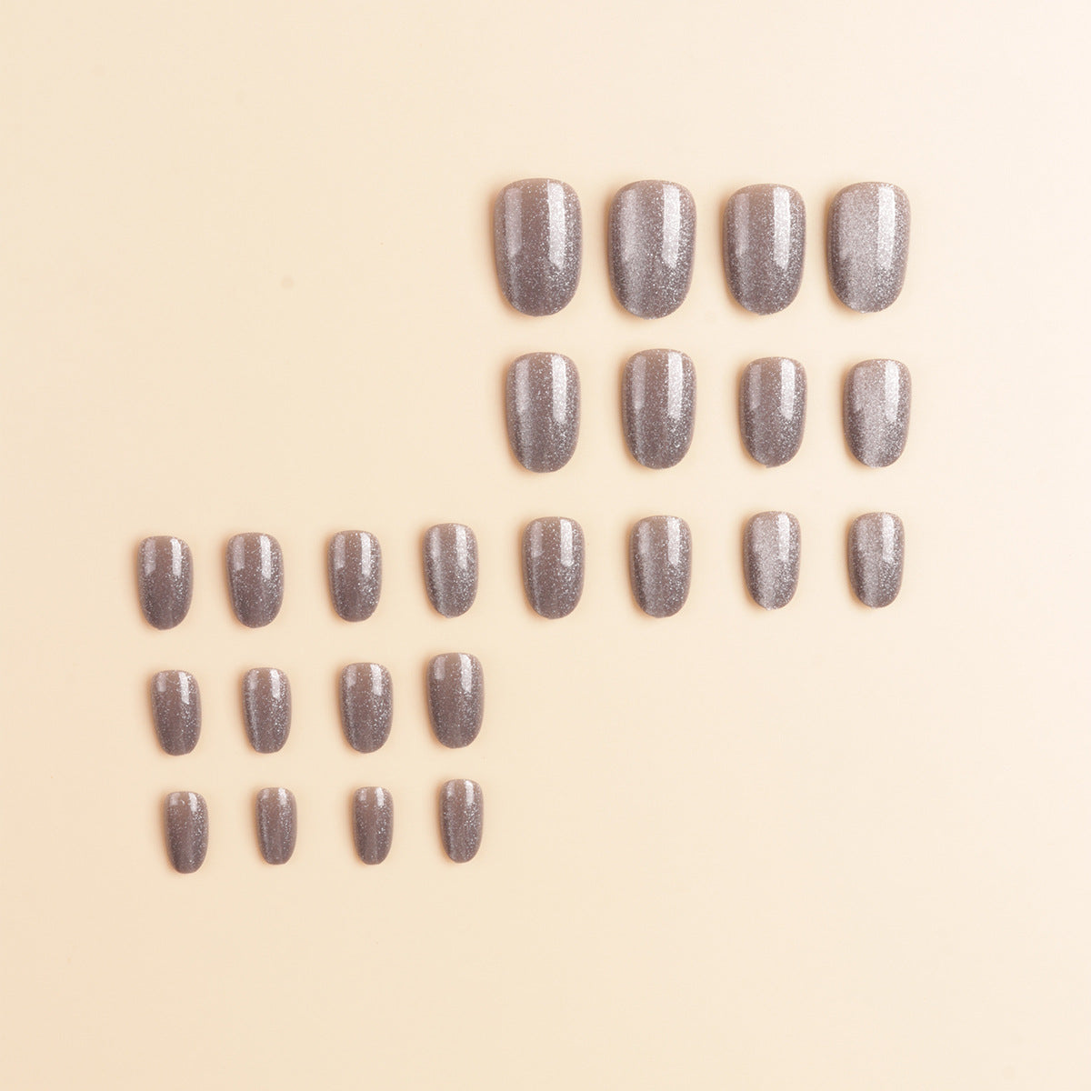 Glänzendes Metallic-Nagelkunst-Set Brehn