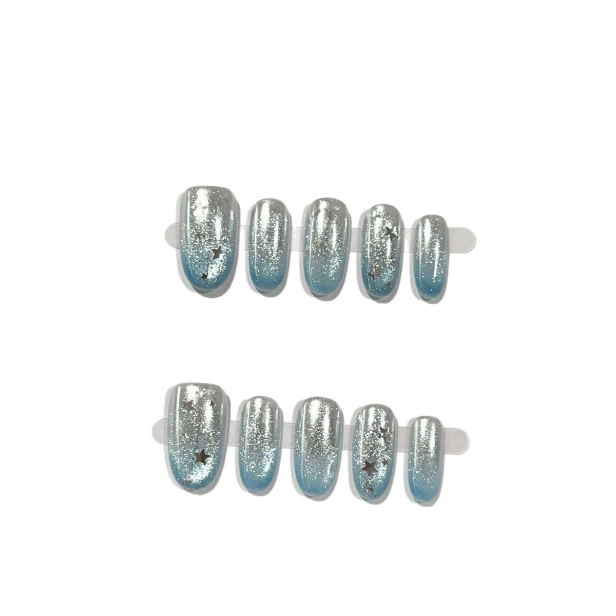 Premium Glitter Press-On Nagelset