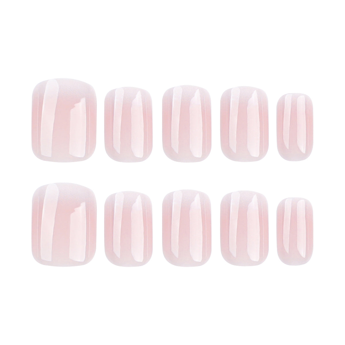 Elegante Gel-Nägel mit Glanzfinish Brehn