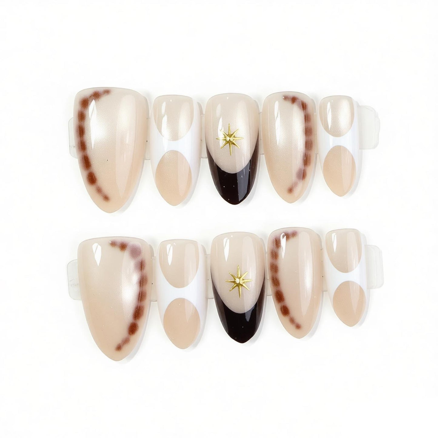 Glamorous Press-On Nail Art Set Brehn
