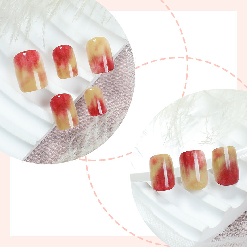 Künstlerisches Sculpted Press-On Nagelset Brehn
