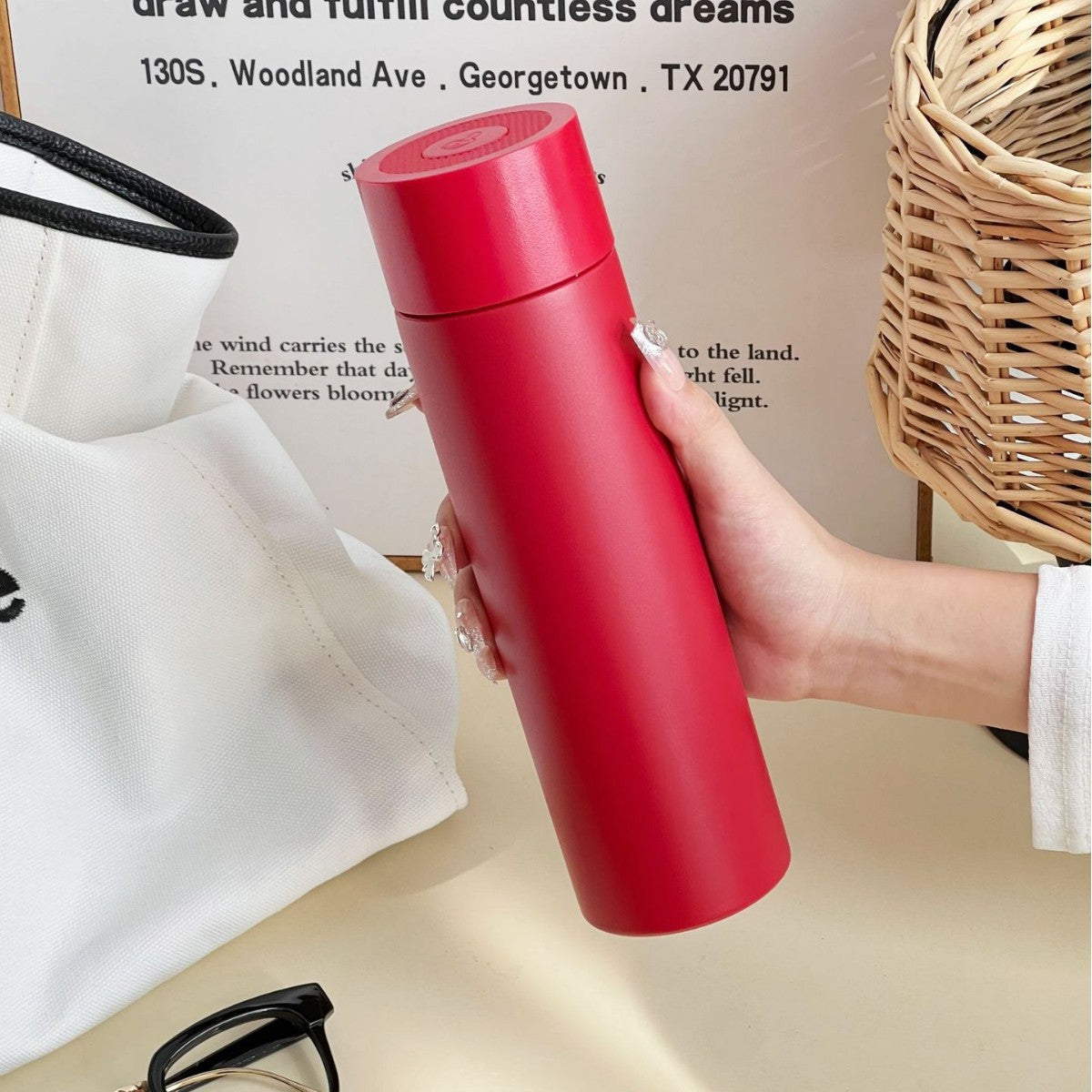 Damen Isolierte Trinkflasche mit antikolonisiertem Deckel Brehn