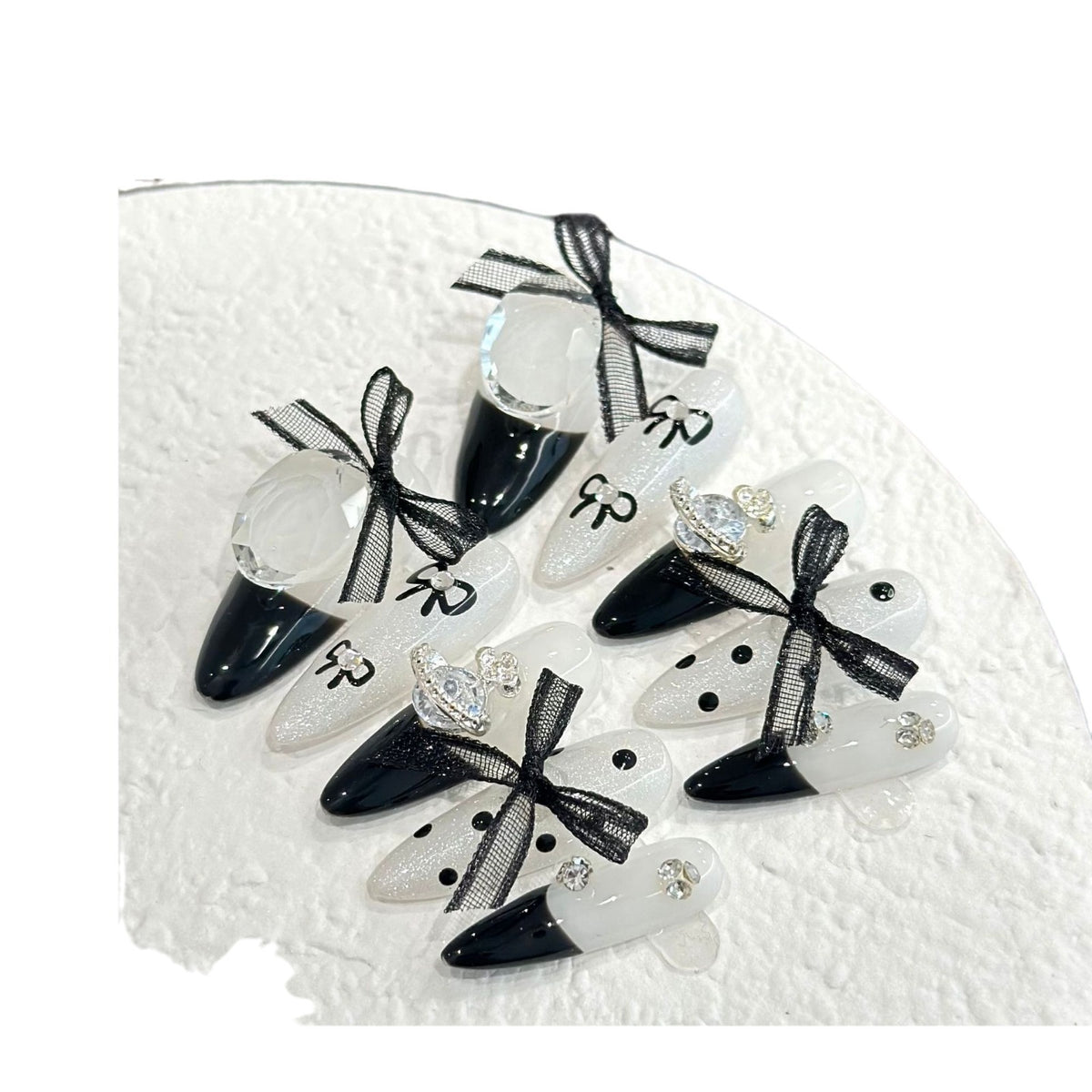 Chic dekoratives Nagelkunstset