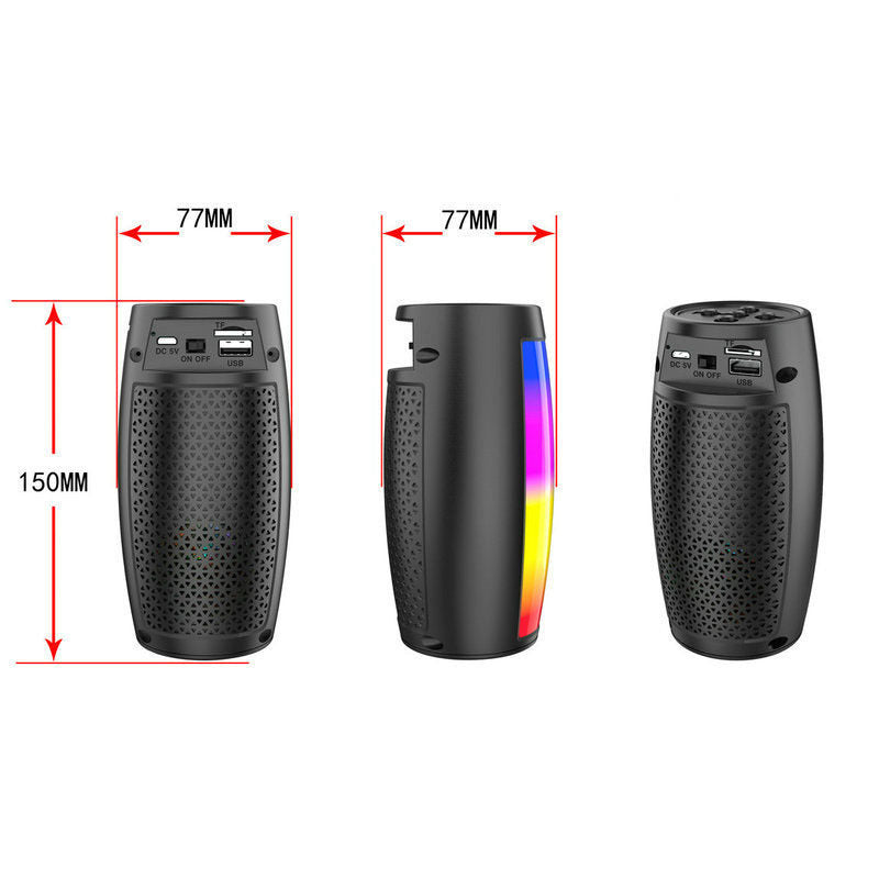 Damen Multifunktionaler Bluetooth Lautsprecher mit LED-Lichteffekten Brehn