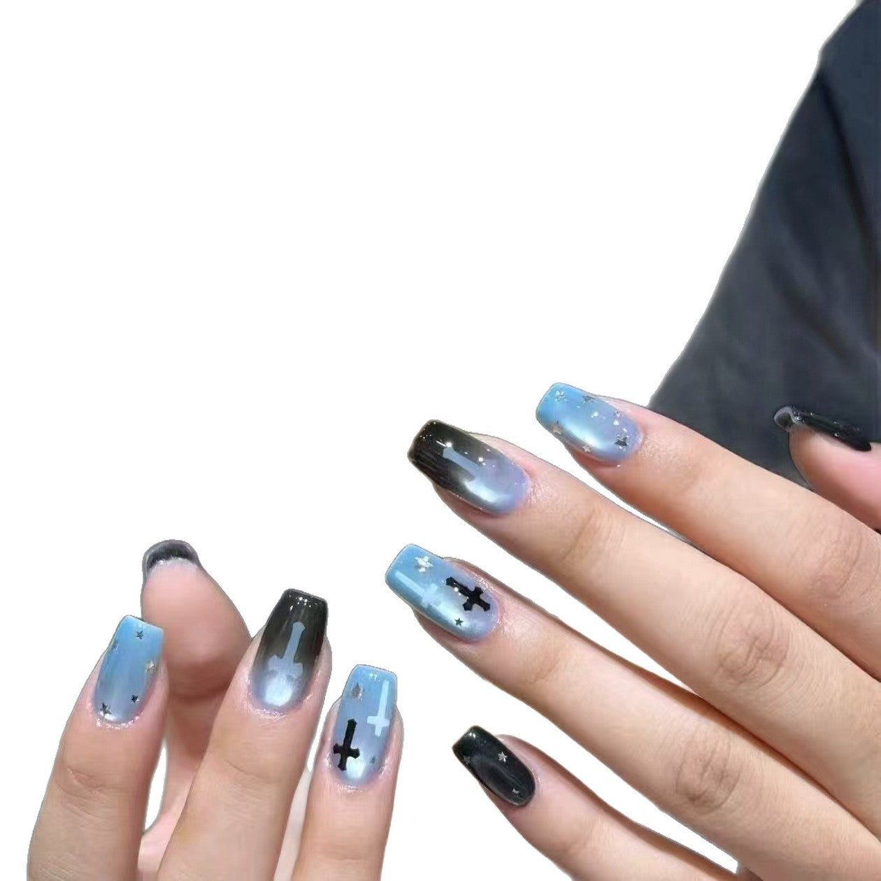 Künstlerisches Ombre Nagelkunst Set Brehn