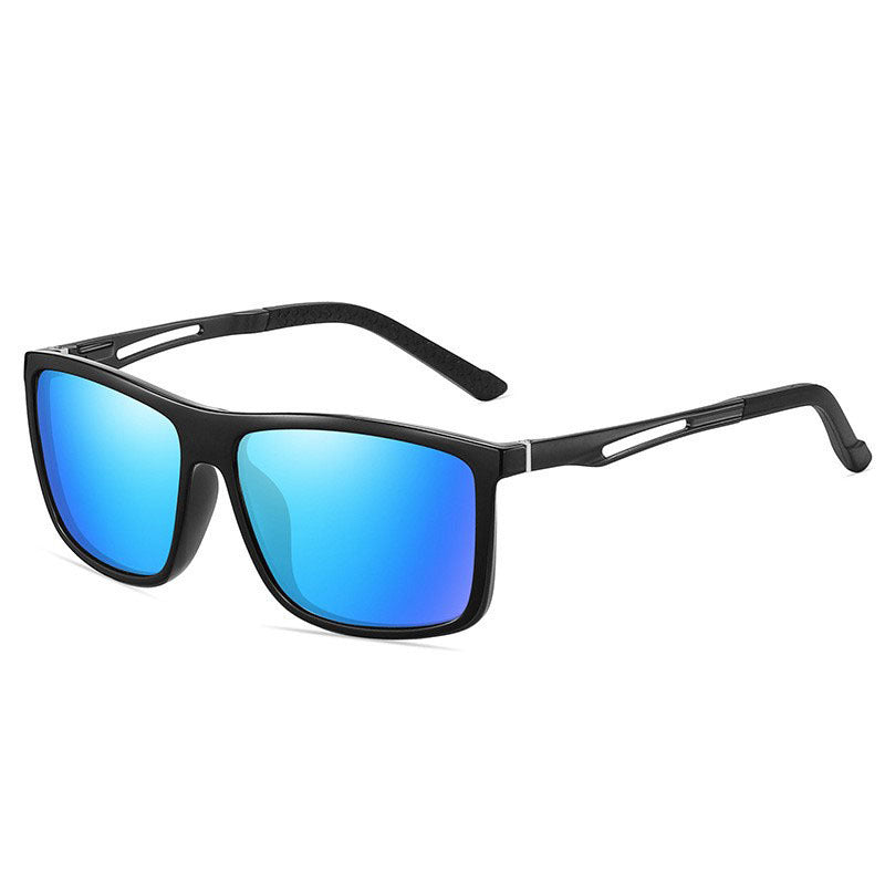 Herren Sportliche Sonnenbrille mit rutschfesten Bügeln und UV-Schutz Brehn