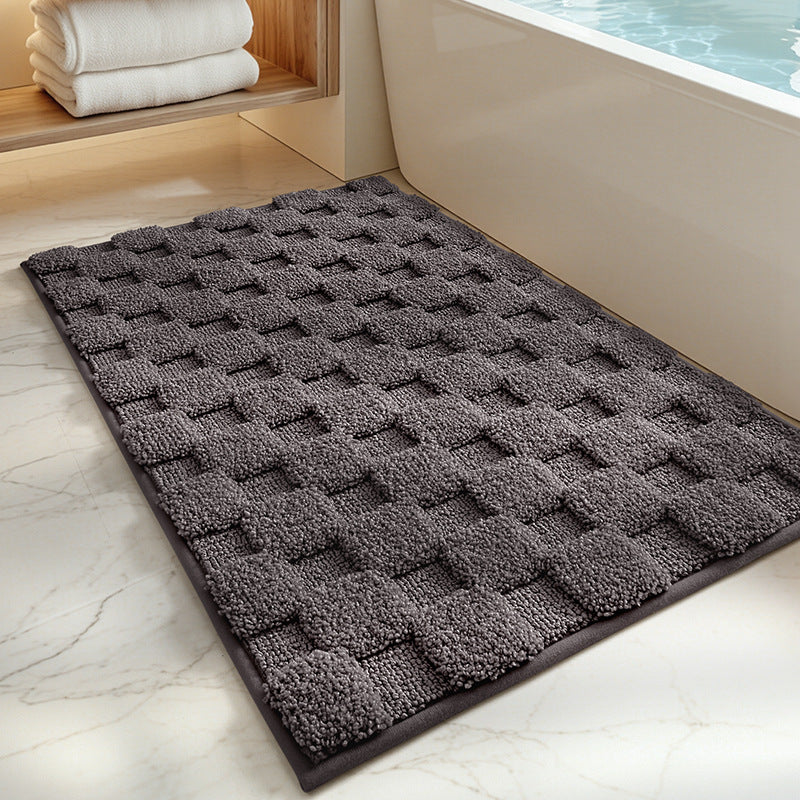 Texturierte Memory Foam Badematte Brehn