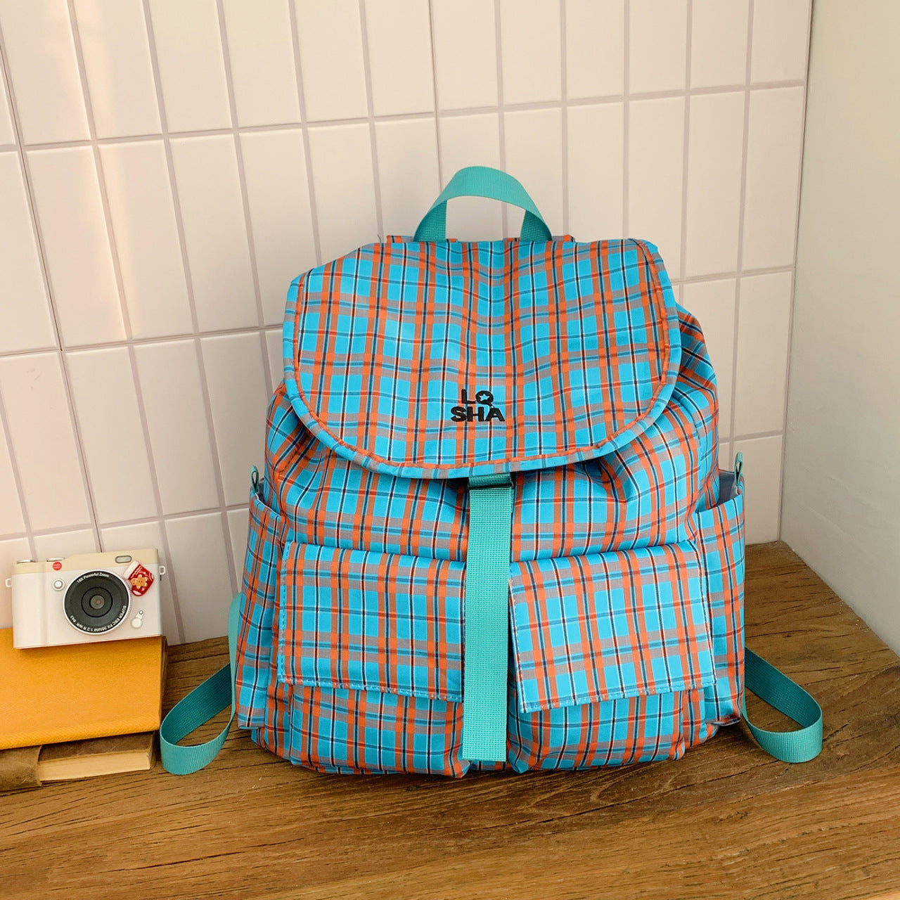 Gepunktetes Muster Rucksack