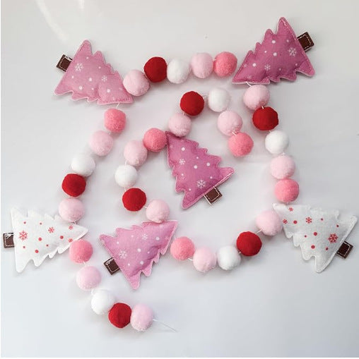Filz Weihnachtsbaum Girlande Brehn
