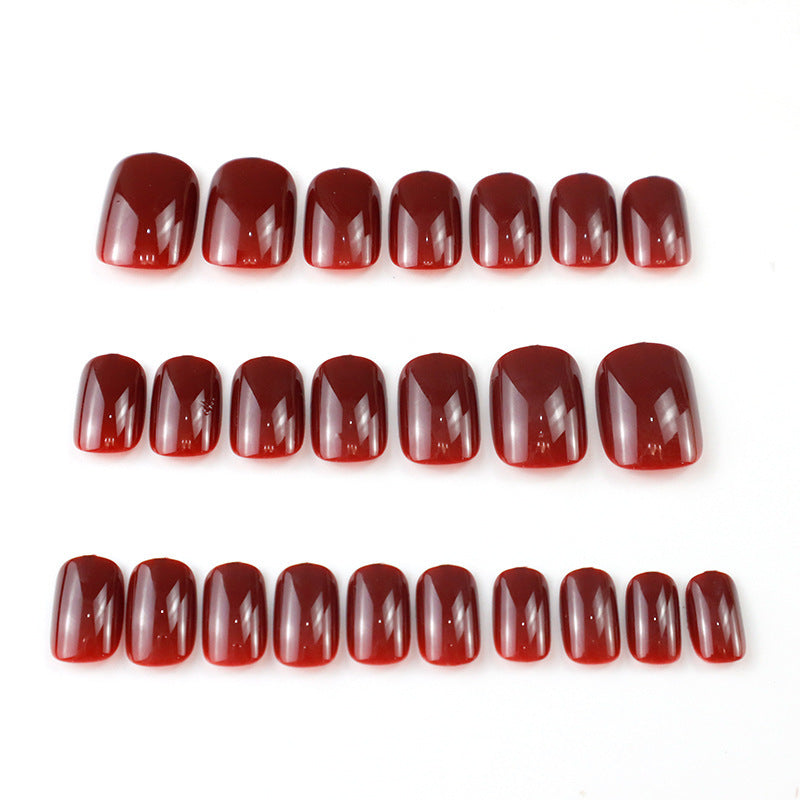 Glänzendes, langanhaltendes Press-On-Nagelset Brehn