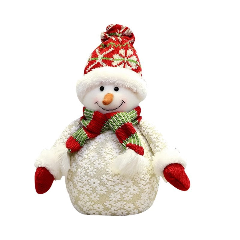 Fantasievoller Schneemann-Figur