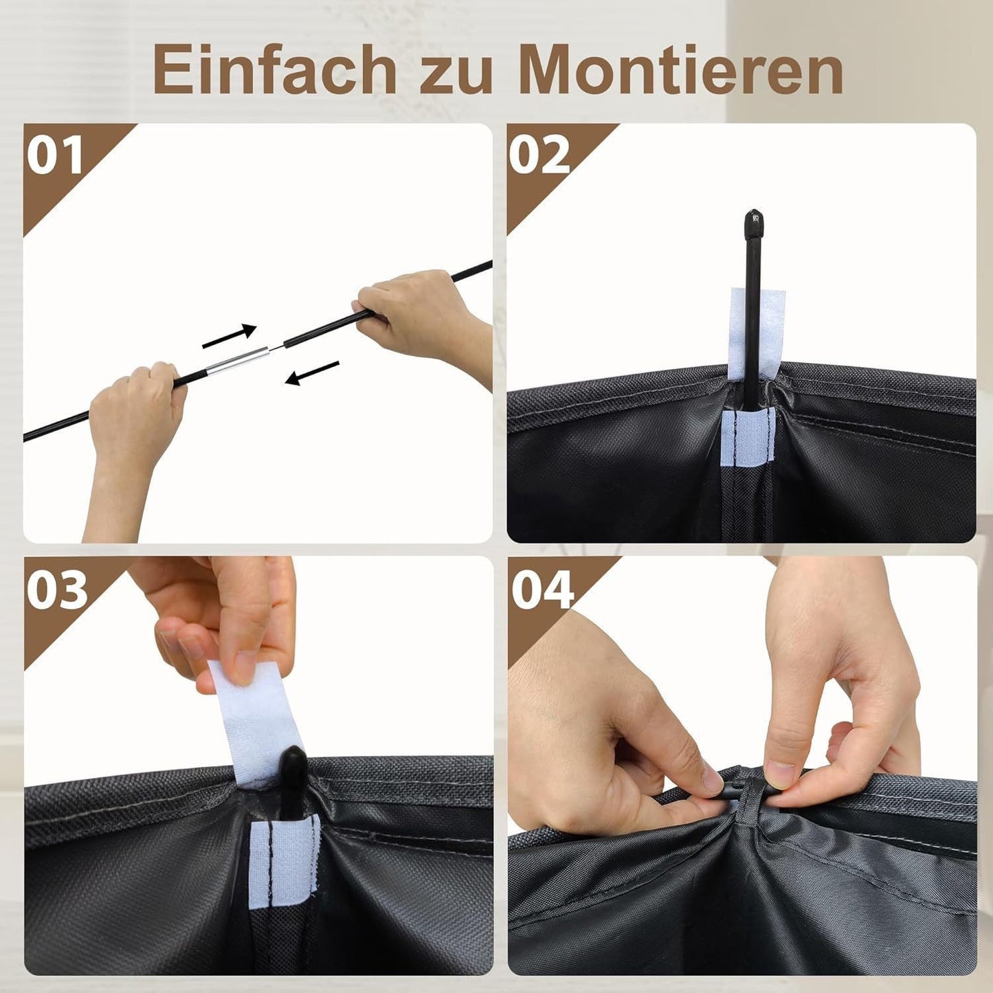 Wäschekorb mit Herausnehmbarer Innentasche Brehn