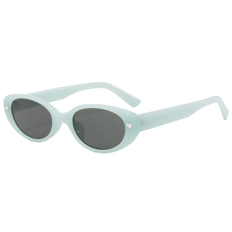 Chic Herz-geschmückte Katzenaugen-Sonnenbrille Brehn