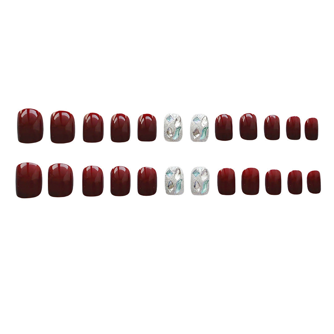 Glamorous Accent Press-On Nail Set Brehn
