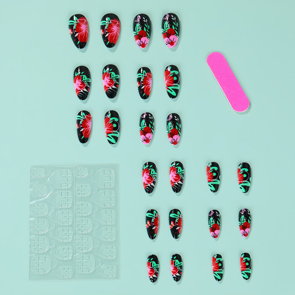 Kunstnägel mit floralen Designs Brehn