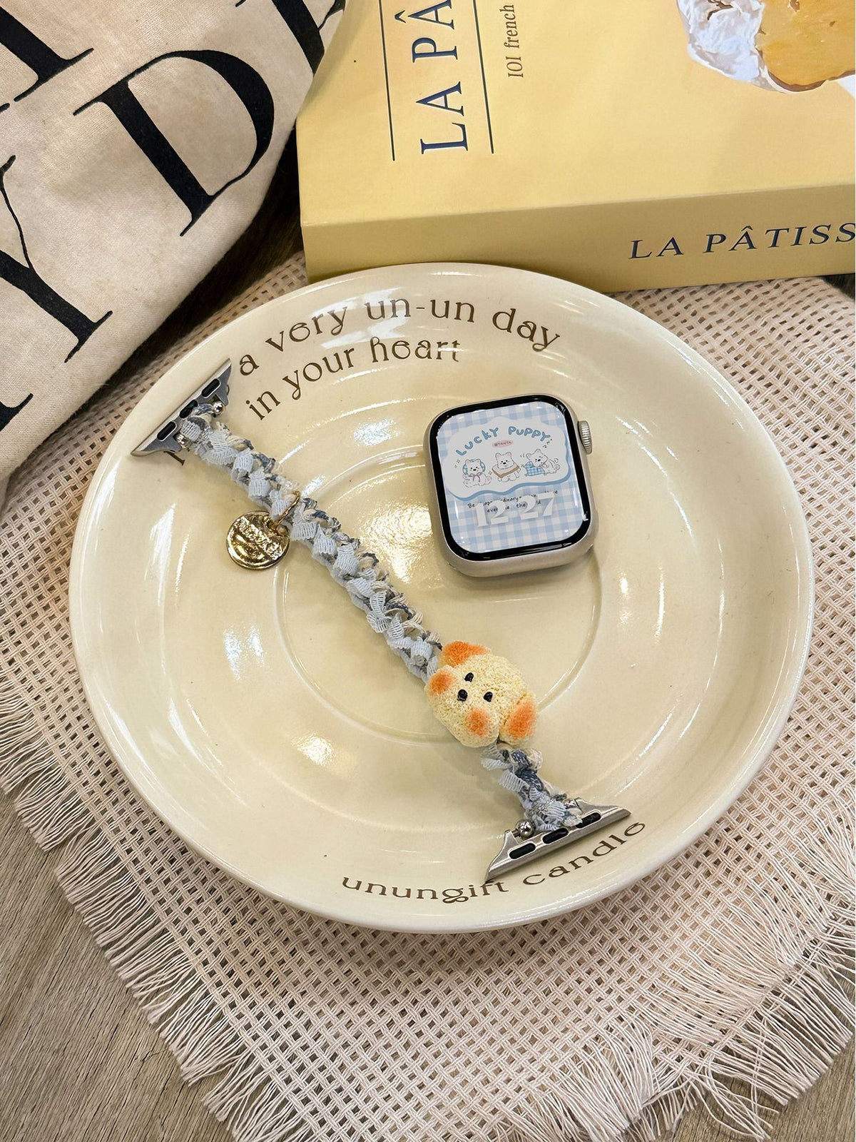 Süßer Plüschhund Charm Armband Brehn