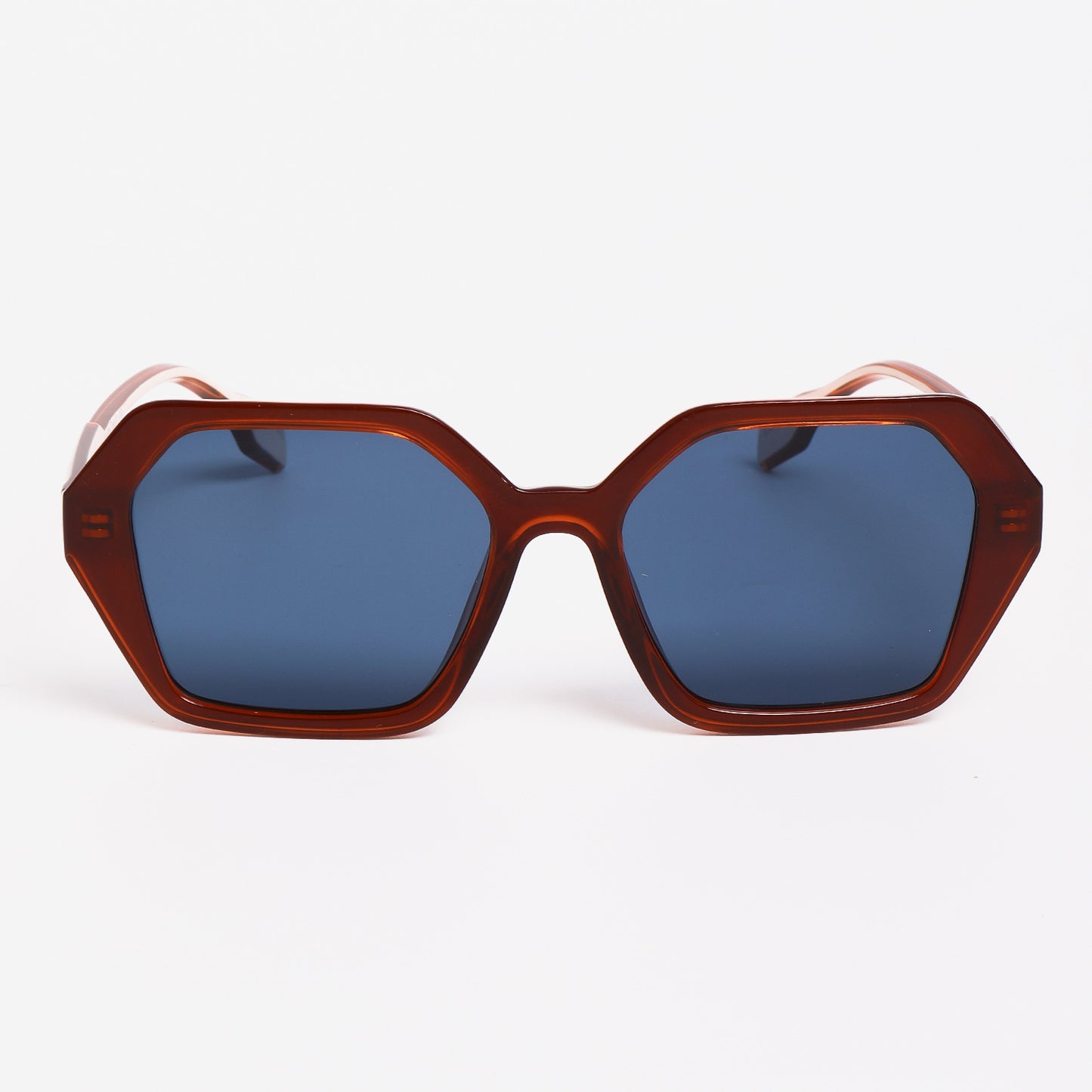 Damen modische Sonnenbrille im modernen Achteck-Design Brehn
