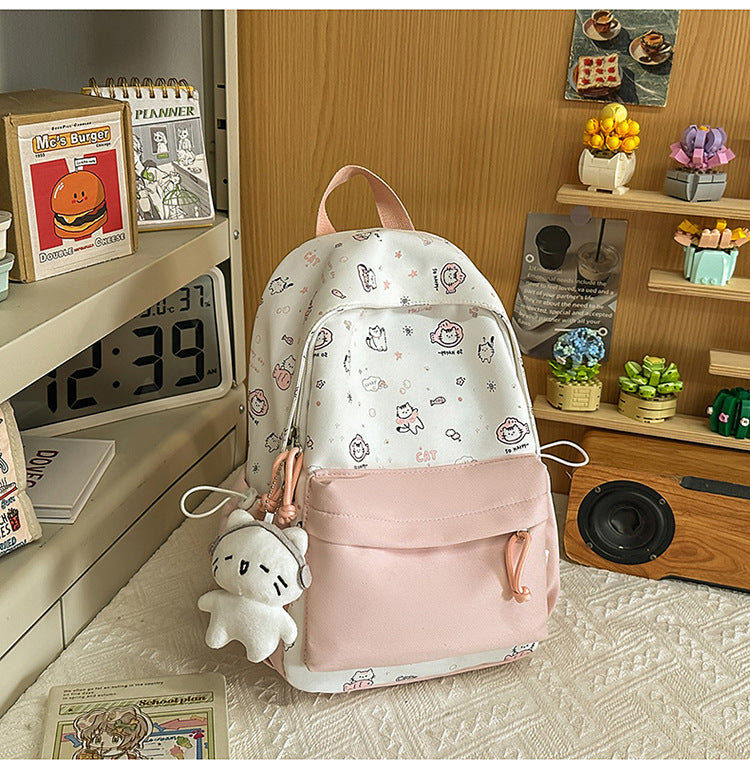 Niedlicher Charakter-Themen-Schulrucksack