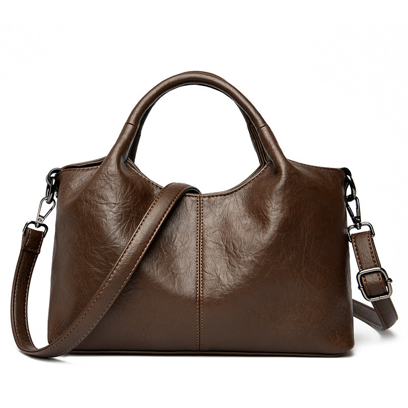Klassische Kunstleder Handtasche Brehn