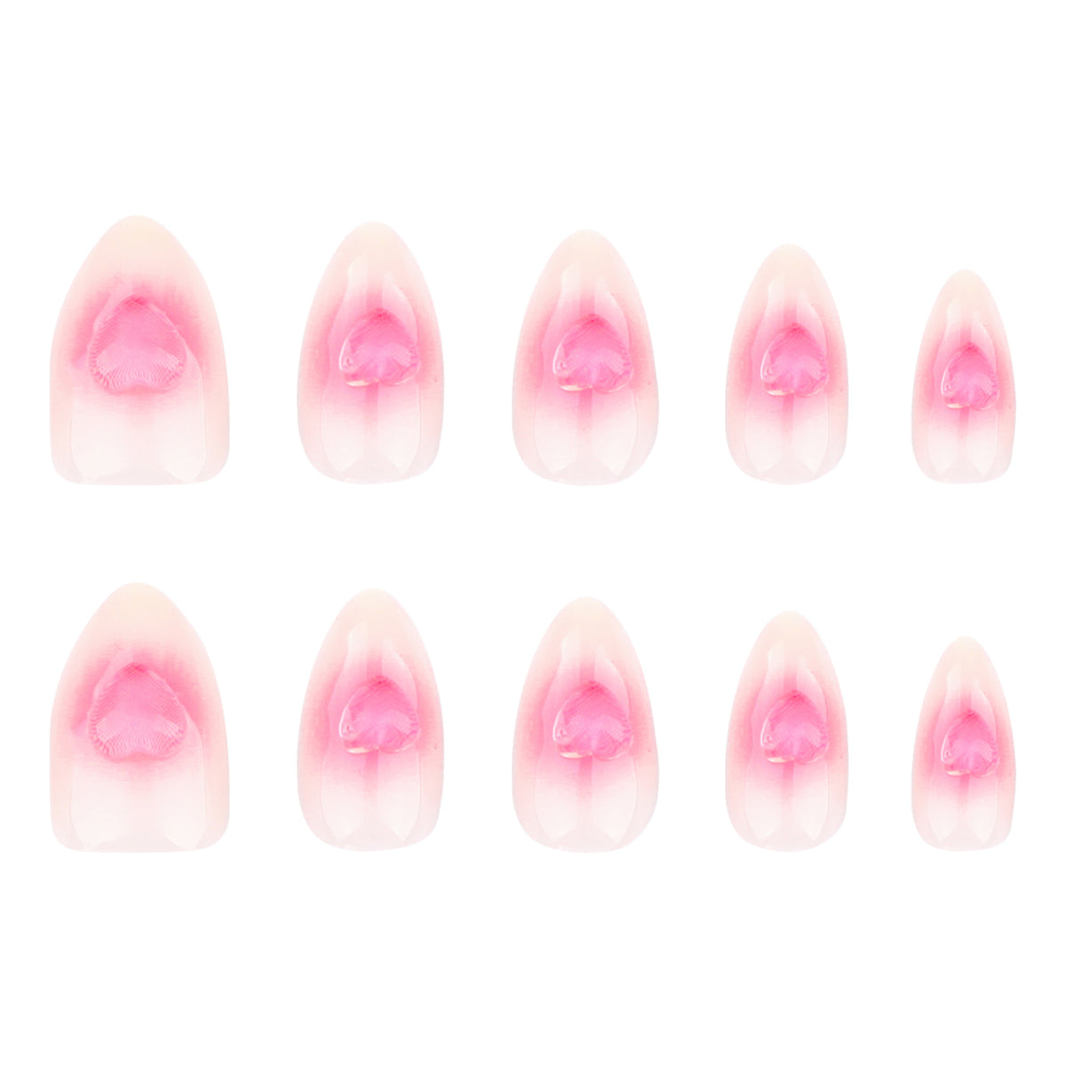 Kunstvolle Nagelverlängerungen mit Rosendesign Brehn