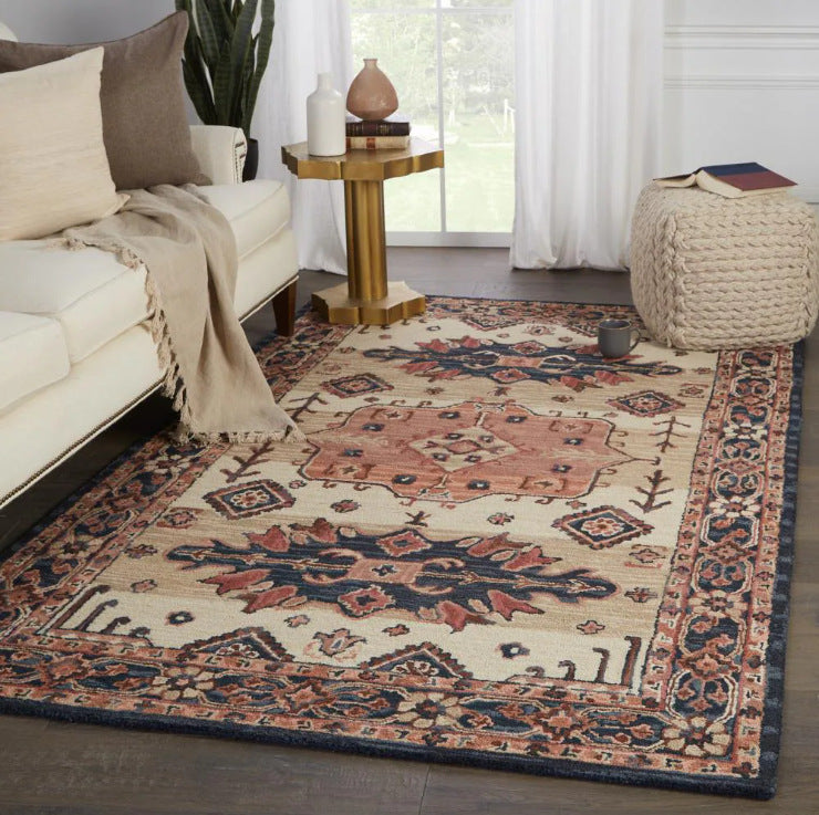 Vintage-inspirierter dekorativer Teppich