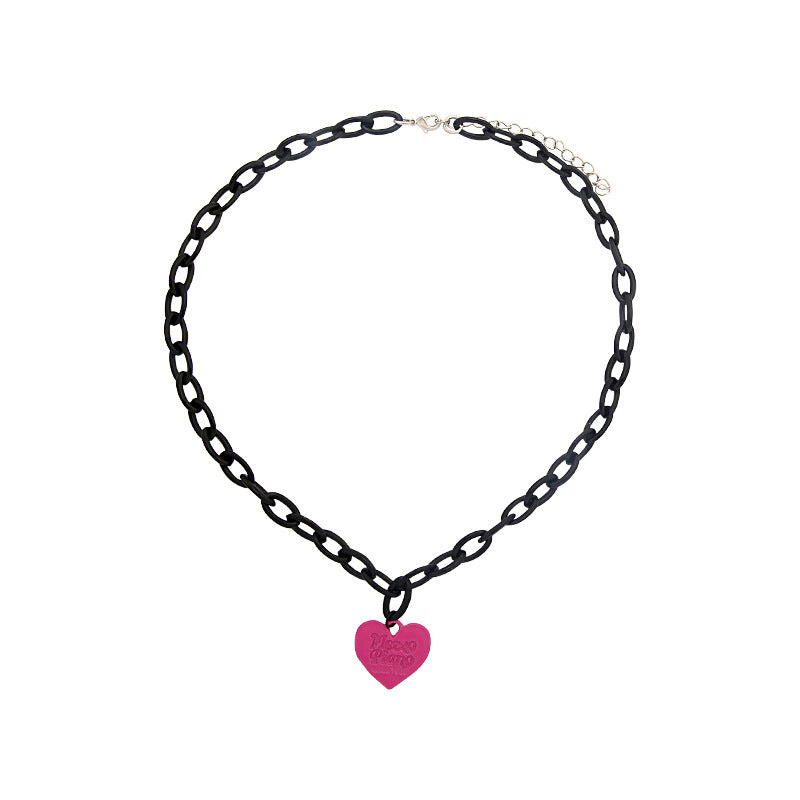 Herz Anhänger Choker Halskette Brehn