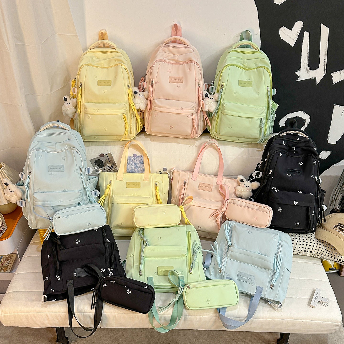 Multi-Funktions-Schulrucksack und Tragetaschen-Bündel Brehn