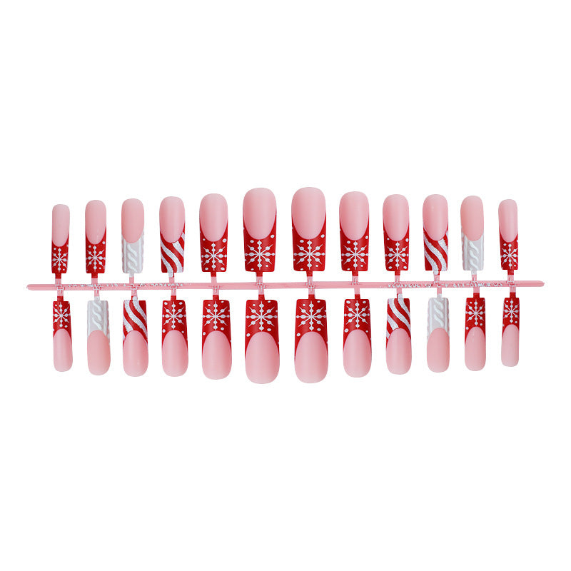 Festive Holiday Press-On Nagelkunst Set Brehn