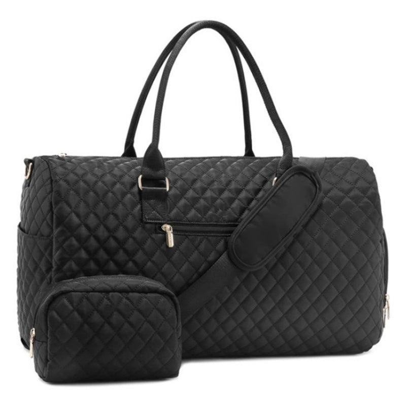 Modische und Luxuriöse Reisetasche mit Abnehmbarer Kosmetiktasche Brehn