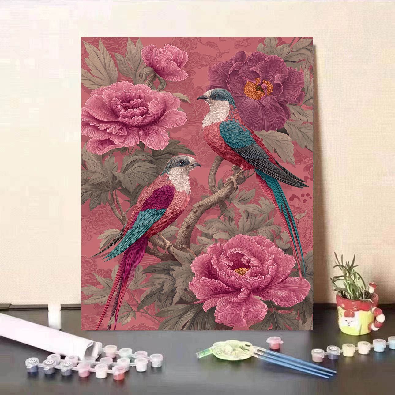 Florales DIY Malen nach Zahlen Set Brehn